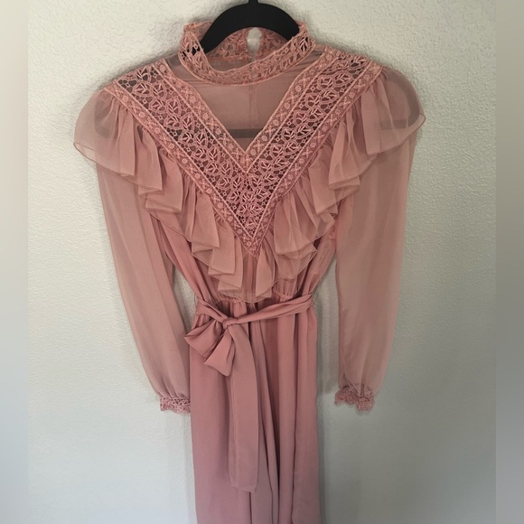Norman Berg Vintage Cottagecore Dress - Picture 9 of 13
